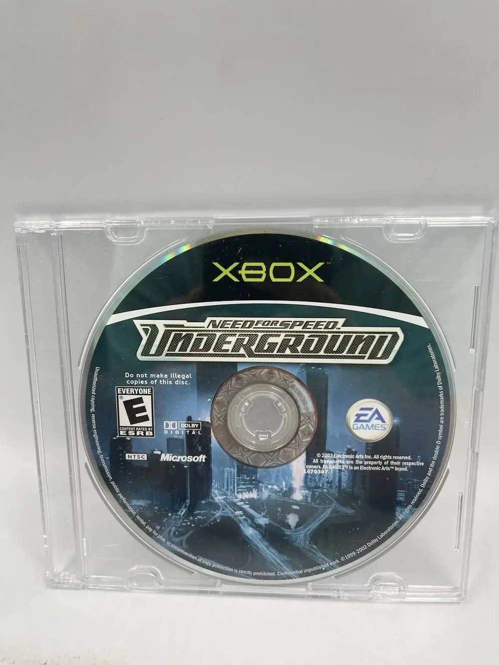 Need for Speed Underground Xbox Video Game Multiplayer Racing